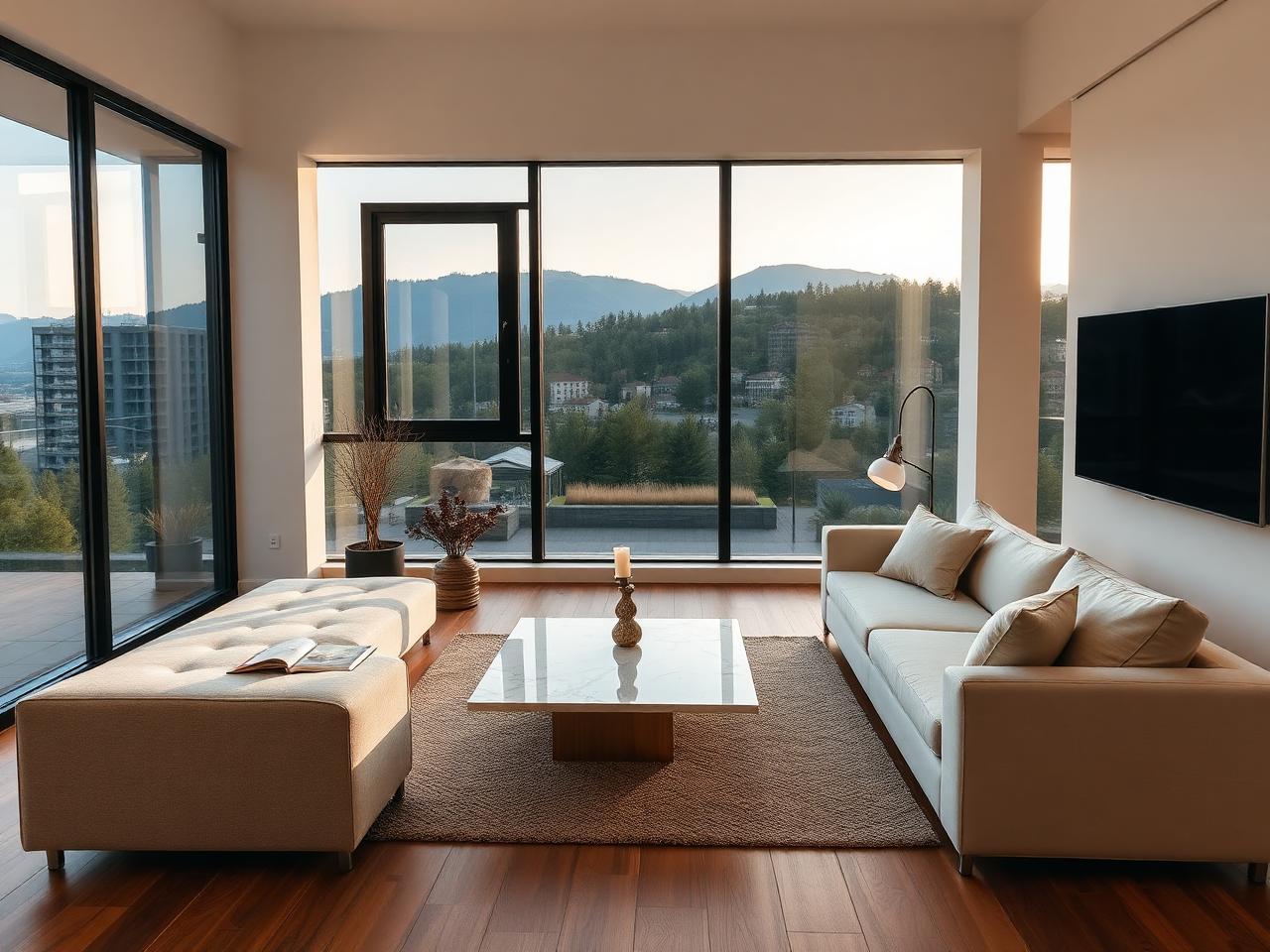 Светъл апартамент с гледка към Витоша